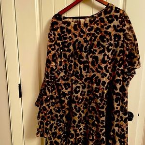 Eliza J animal print dress